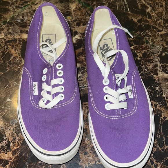 purple vans tennis shoes